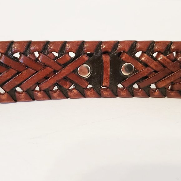 Fossil Vintage Braided Concho Belt - Picture 6 of 8